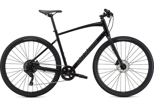 2022 Specialized sirrus x 2.0 bike gloss black / satin charcoal reflective l