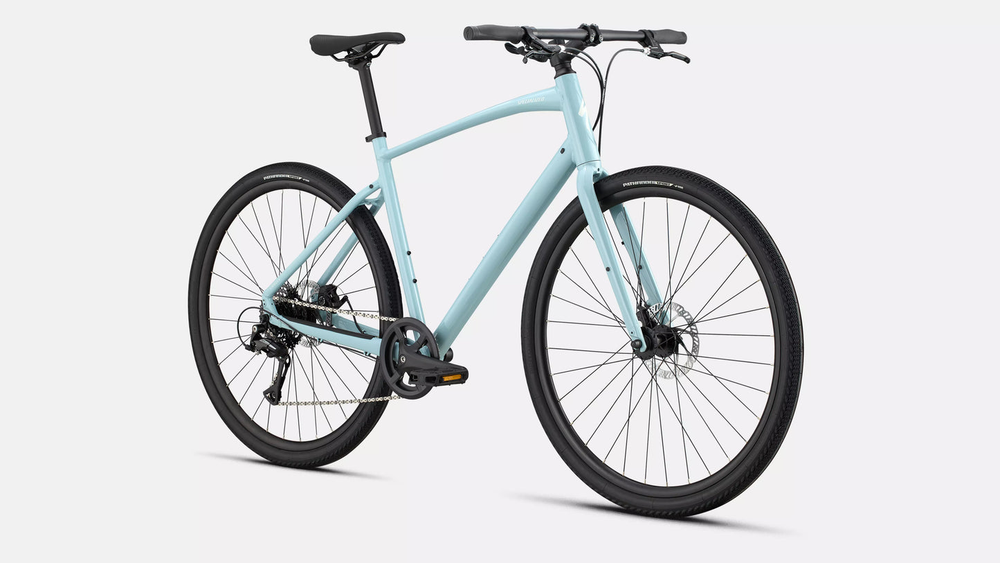 2025 Specialized sirrus x 1.0 km bike sea foam/dune white m