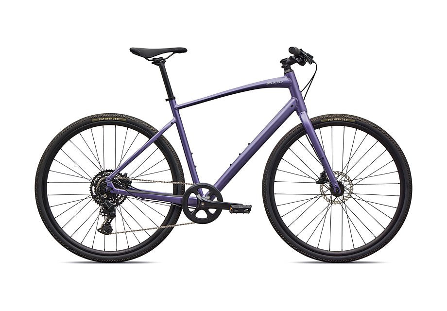 2026 Specialized Sirrus X 2.0 Km Bike Satin Mauve Metallic / Dolomite Metallic Frost Reflective S
