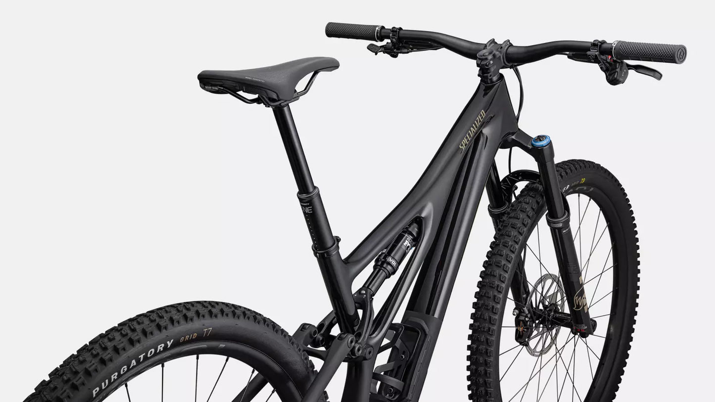 2023 Specialized Stumpjumper expert bike gloss obsidian / satin taupe s2 Bicycle Specialized   