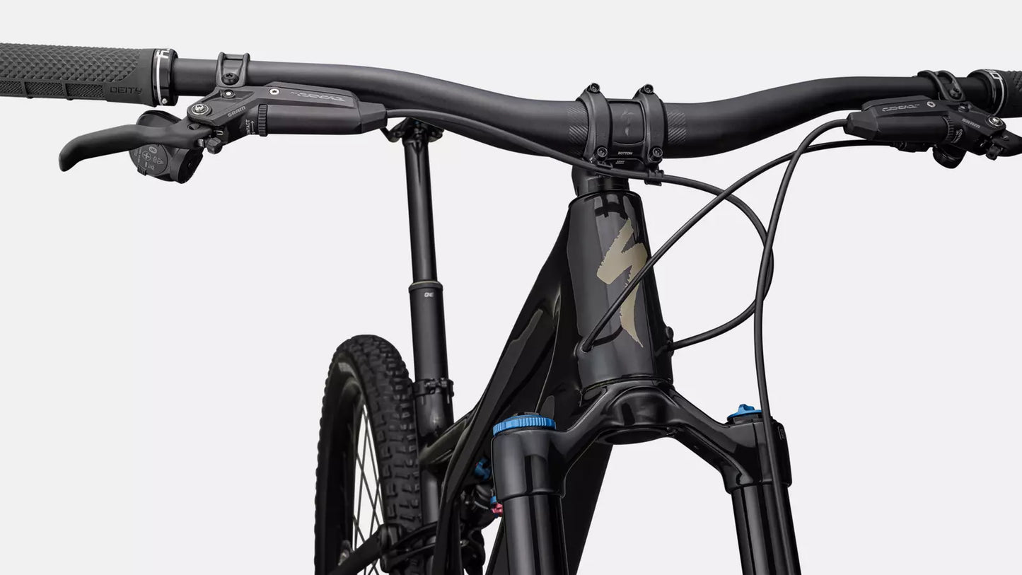 2023 Specialized Stumpjumper expert bike gloss obsidian / satin taupe s2 Bicycle Specialized   