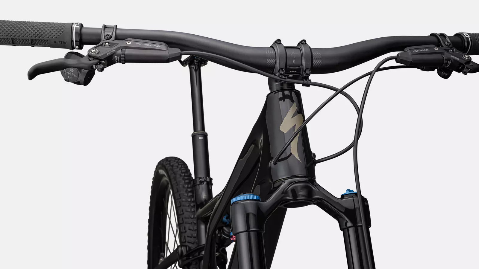 2023 Specialized Stumpjumper expert bike gloss obsidian / satin taupe s2 Bicycle Specialized   