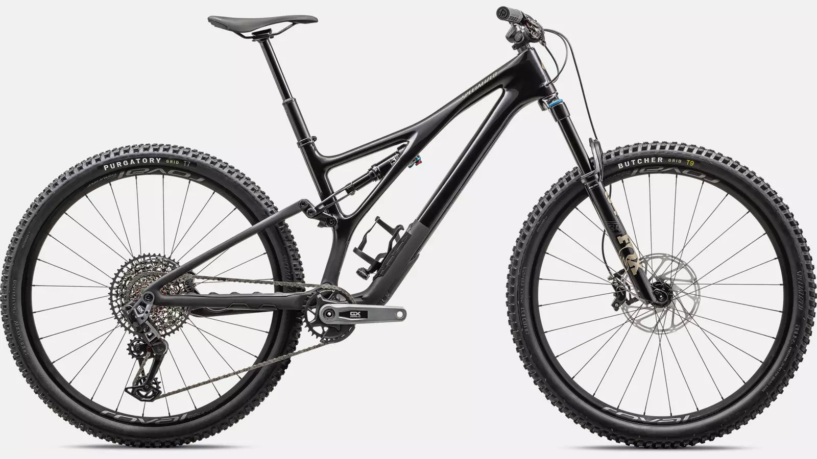 2023 Specialized Stumpjumper expert bike gloss obsidian / satin taupe s1 Bicycle Specialized   