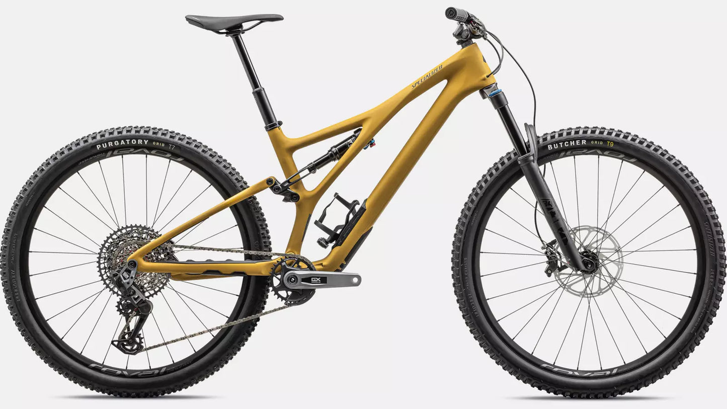2023 Specialized Stumpjumper expert bike satin harvest gold / midnight shadow s5 Bicycle Specialized   