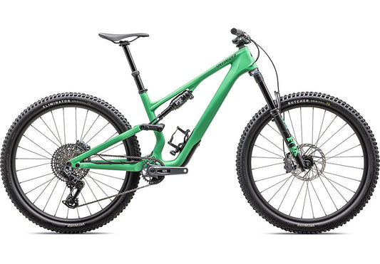 2025 Specialized Stumpjumper 15 expert bike satin electric green / satin forest green s1