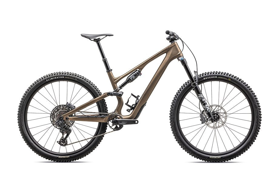 2025 Specialized Stumpjumper 15 comp bike satin burnt gold / gunmetal s1