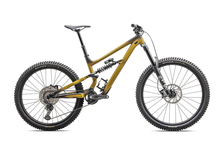 2025 Specialized status 170 2 bike satin harvest gold tint / obsidian / dune white s1