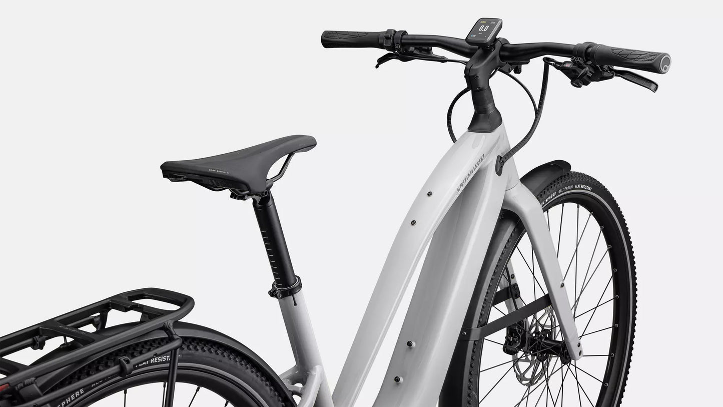 2025 Specialized vado sl 5.0 step through eq 2 bike gloss dove gray / cool grey frost m