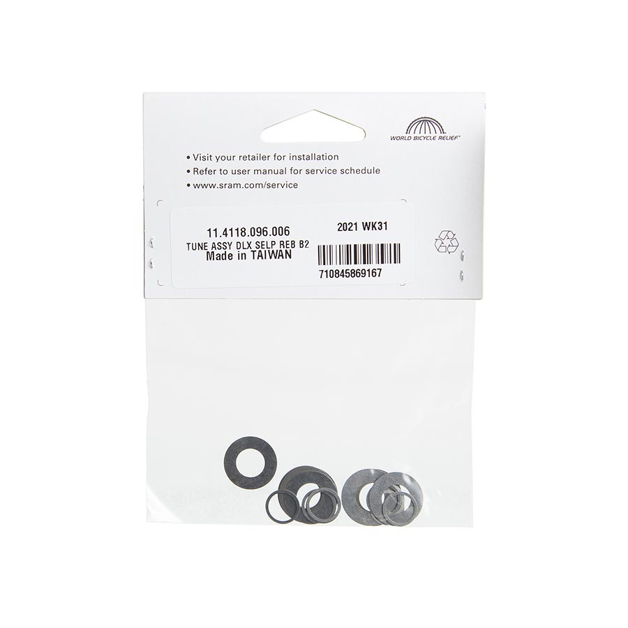 RockShox Rear Shock Tune Assembly - Rebound Tune Configurations Deluxe Select Plus B2