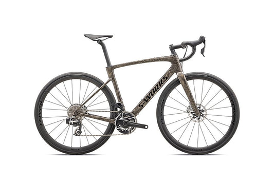 2025 Specialized roubaix S-Works etap bike gloss taupe/gunmetal strata/charcoal 54