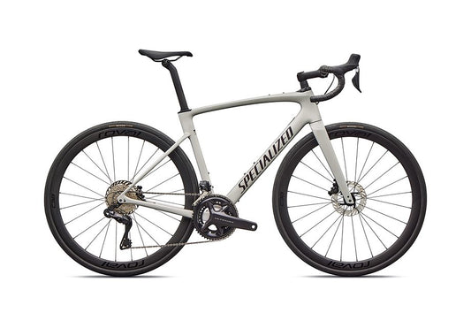 2026 Specialized Roubaix Expert Bike Dolomite Metallic/Sandstone Metallic 52