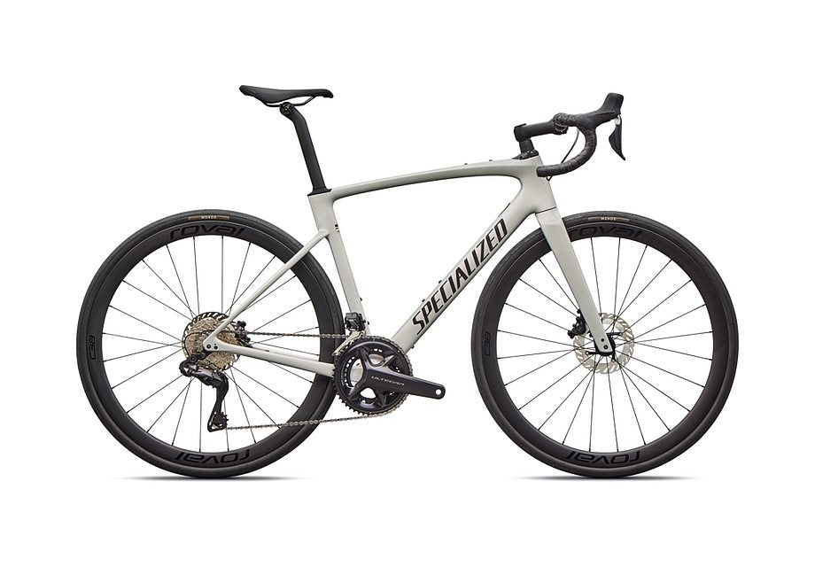 2026 Specialized Roubaix Expert Bike Dolomite Metallic/Sandstone Metallic 49