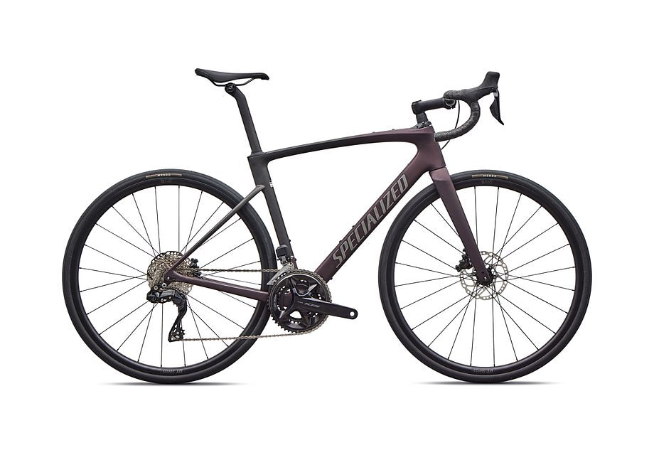 2026 Specialized Roubaix Comp Di2 Bike Satin Solidity Metallic/Obsidian Metallic Fade/Smoke 54