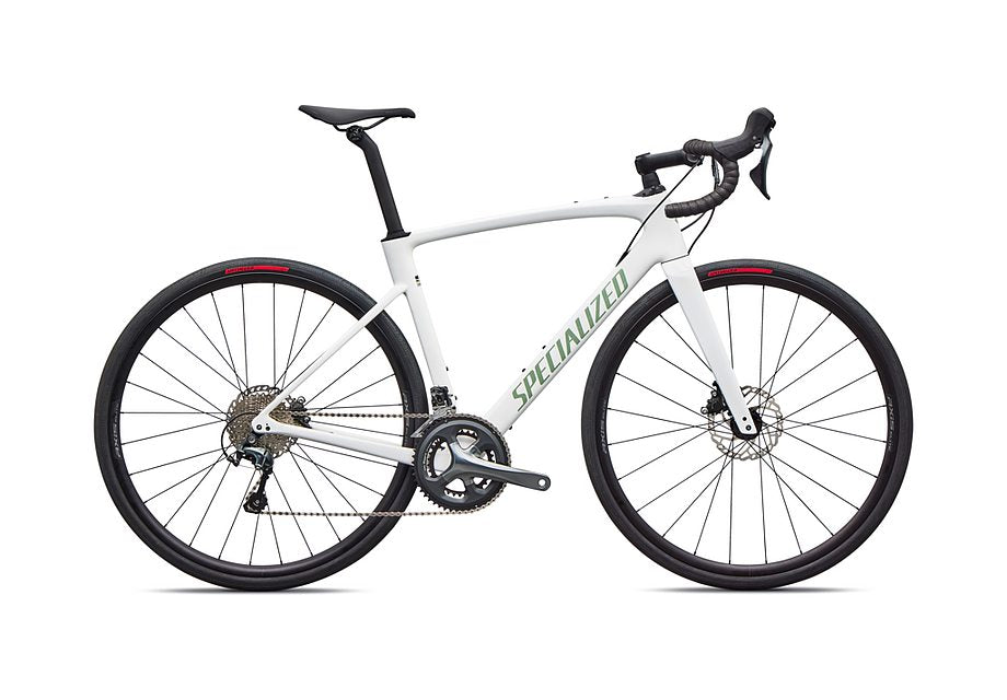 2026 Specialized Roubaix Base Bike Gloss White/Pistachio 49