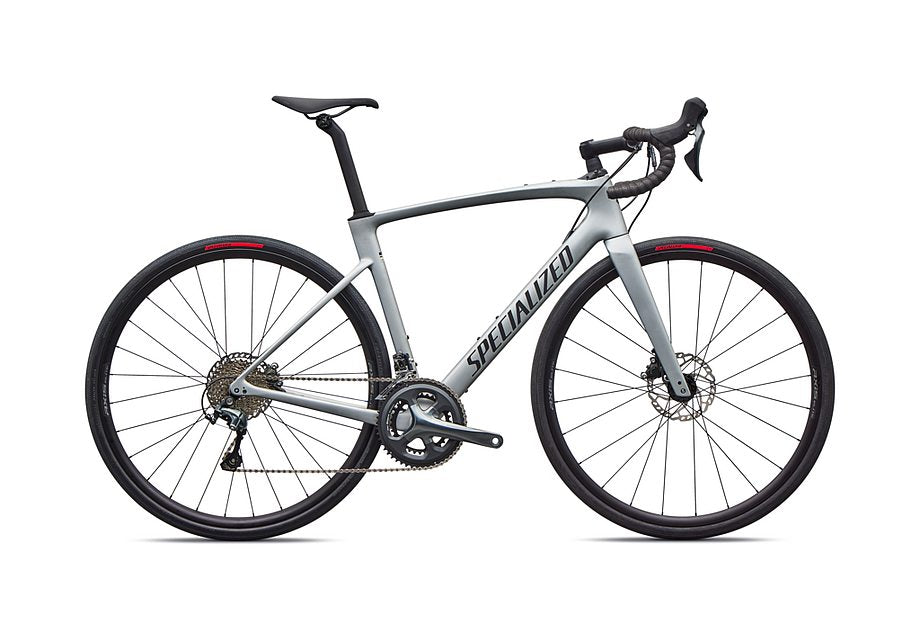 2026 Specialized Roubaix Base Bike Satin Shadow Silver/Black 58