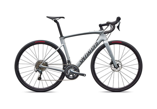 2026 Specialized Roubaix Base Bike Satin Shadow Silver/Black 52