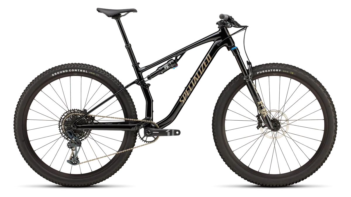 Chisel Comp EVO - Gloss Black / Taupe / XS