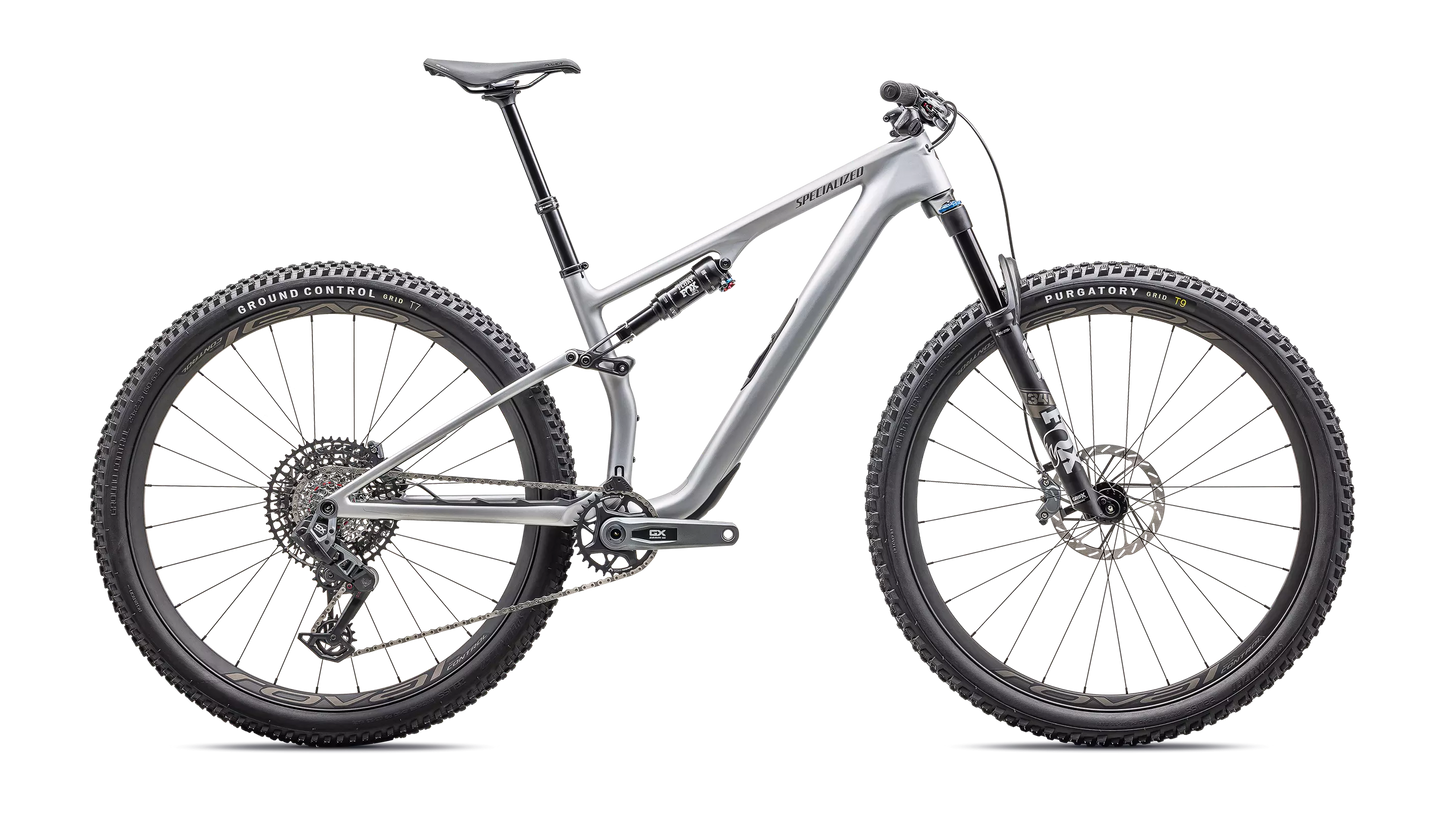 2025 Specialized epic 8 expert evo bike satin silver dust / gunmetal xs [b2bsync]