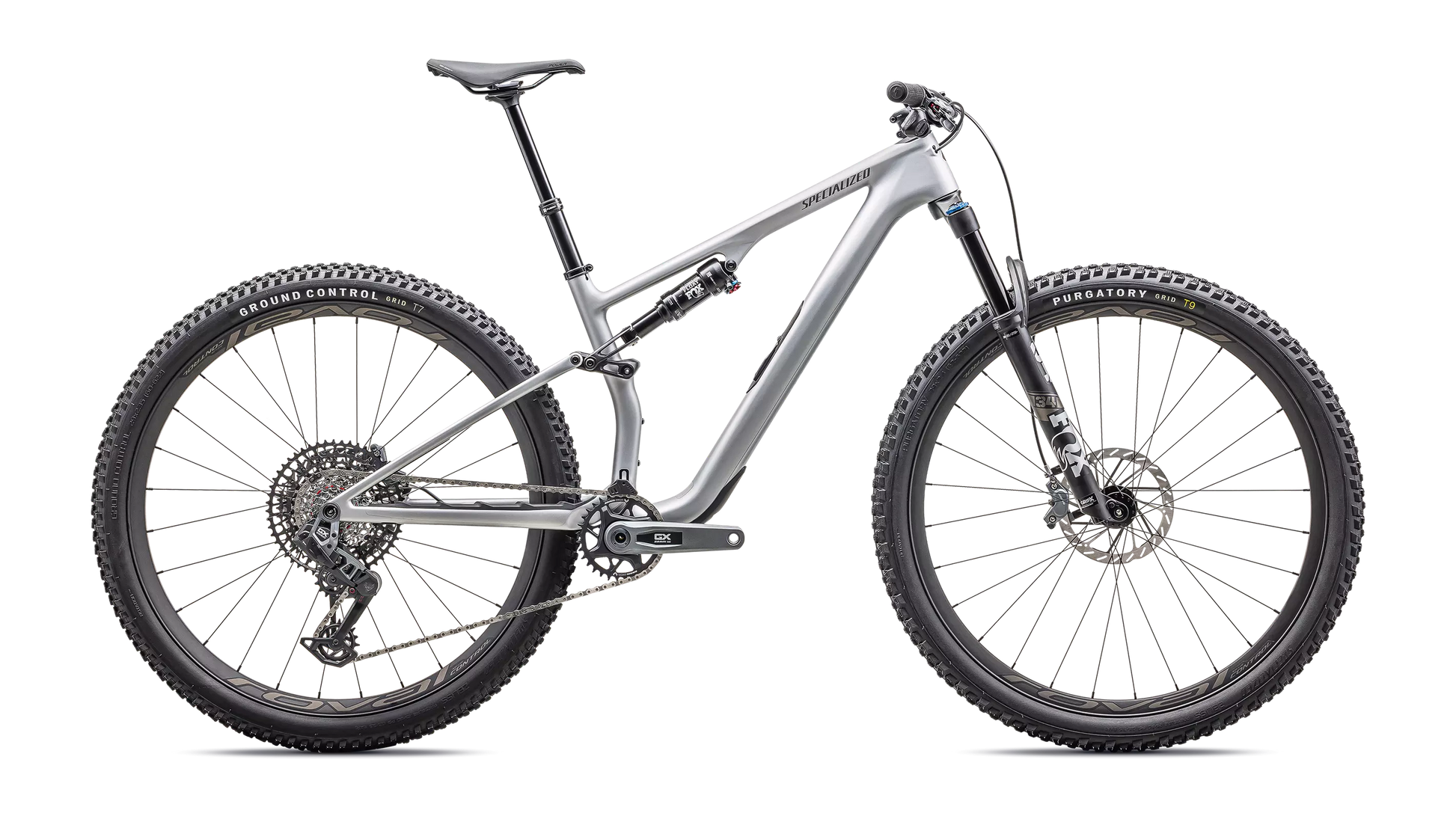 2025 Specialized epic 8 expert evo bike satin silver dust / gunmetal xs [b2bsync]