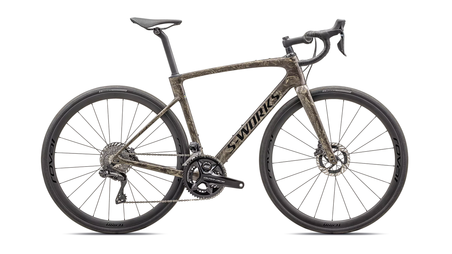 2025 Specialized roubaix S-Works di2 bike gloss toupe / gunmetal strata / charcoal 49 [b2bsync]
