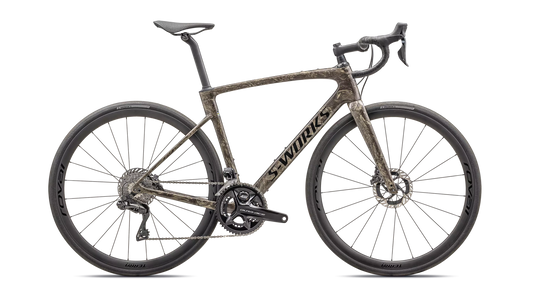 2025 Specialized roubaix S-Works di2 bike gloss toupe / gunmetal strata / charcoal 49 [b2bsync]