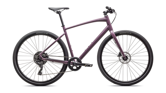 2025 Specialized sirrus x 2.0 km bike satin cast lilac / ashen grey reflective xl [b2bsync]