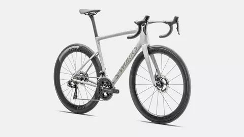 2025 Specialized tarmac sl8 S-Works di2 bike gloss dove grey / silver dust blurred impasto / black pearl 61