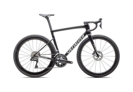 2025 Specialized tarmac sl8 pro udi2 bike gloss carbon / metallic white silver 52