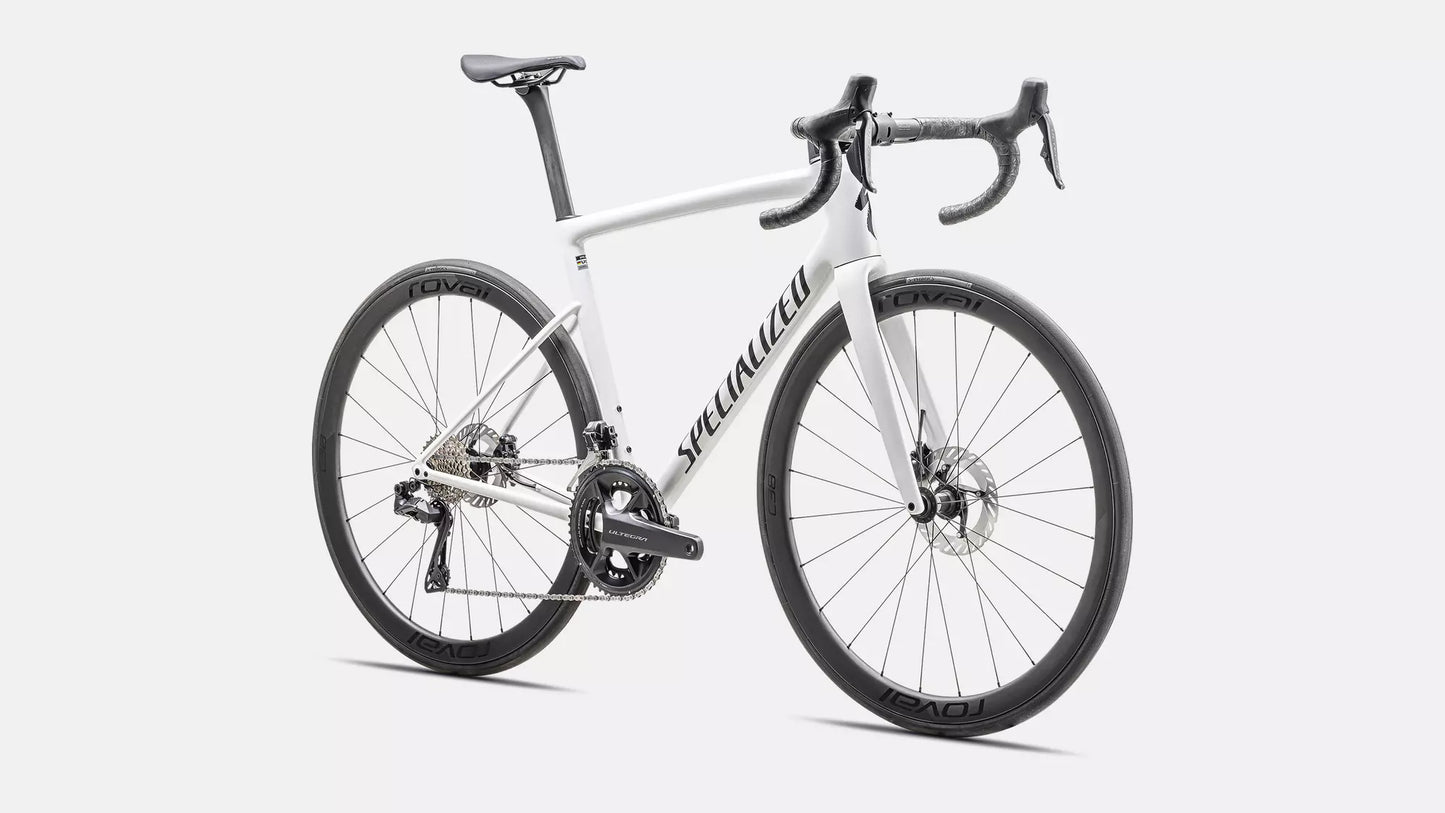 2025 Specialized tarmac sl8 expert di2 bike gloss white / black metallic 49