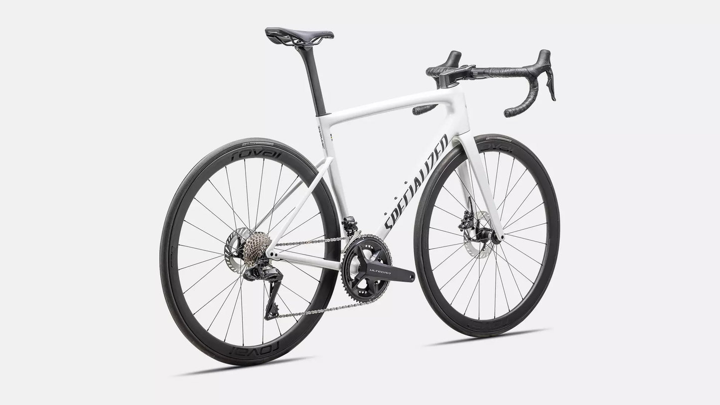 2025 Specialized tarmac sl8 expert di2 bike gloss white / black metallic 49