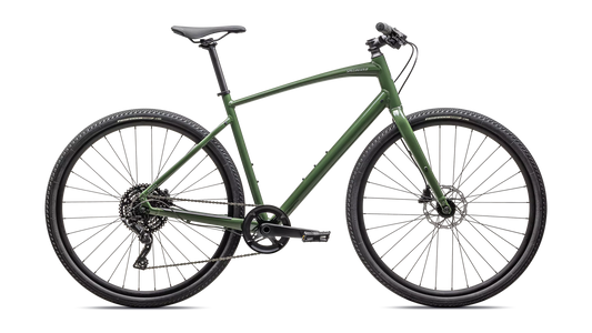 2025 Specialized sirrus x 3.0 km bike gloss cypress / cool grey reflective s [b2bsync]