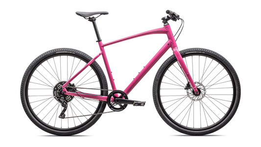 2025 Specialized sirrus x 3.0 km bike gloss rebel pink / ashen grey reflective l [b2bsync]