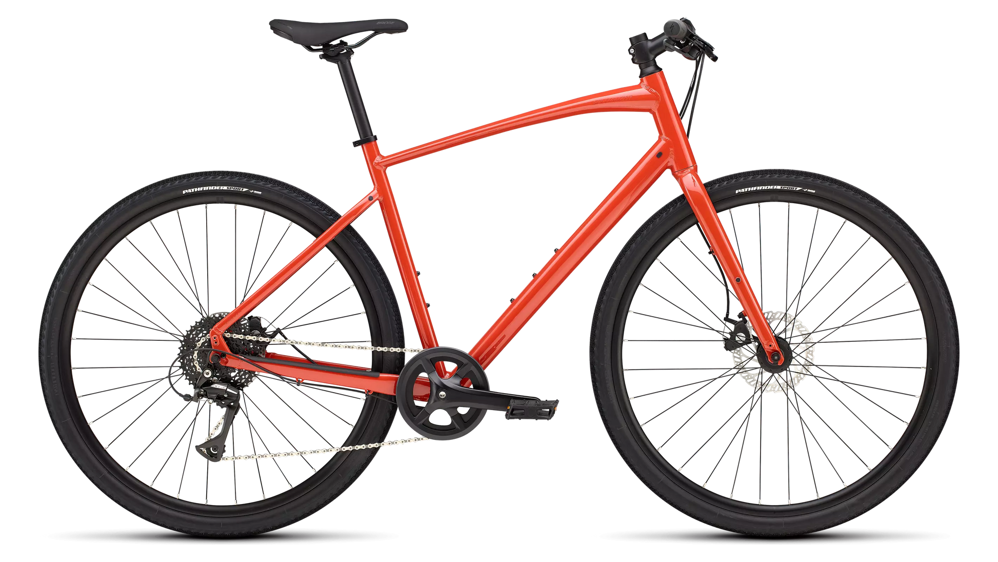 2025 Specialized sirrus x 1.0 km bike deep orange/redwood xs [b2bsync]