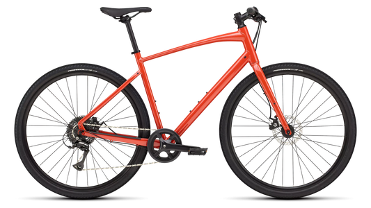 2025 Specialized sirrus x 1.0 km bike deep orange/redwood xs [b2bsync]