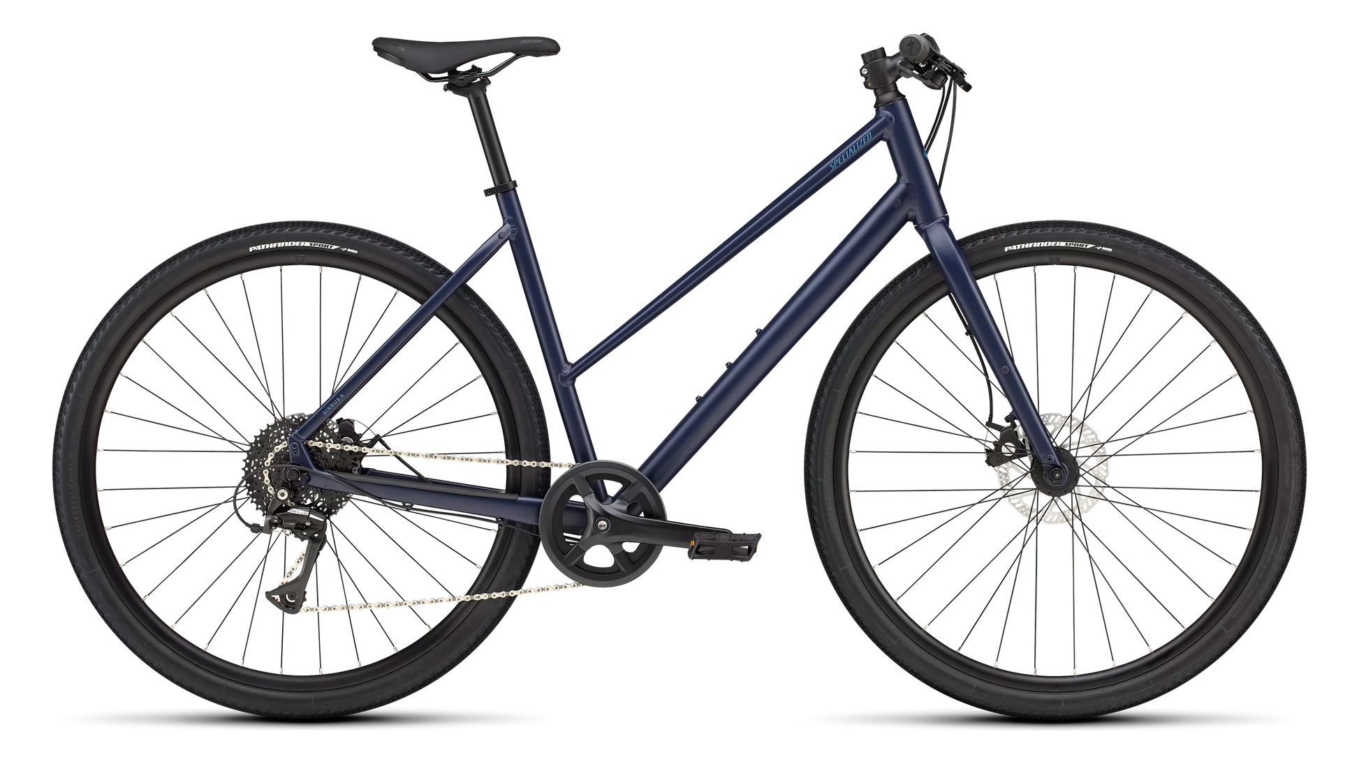 2025 Specialized sirrus x 1.0 st km bike deep marine/grey blue s [b2bsync]
