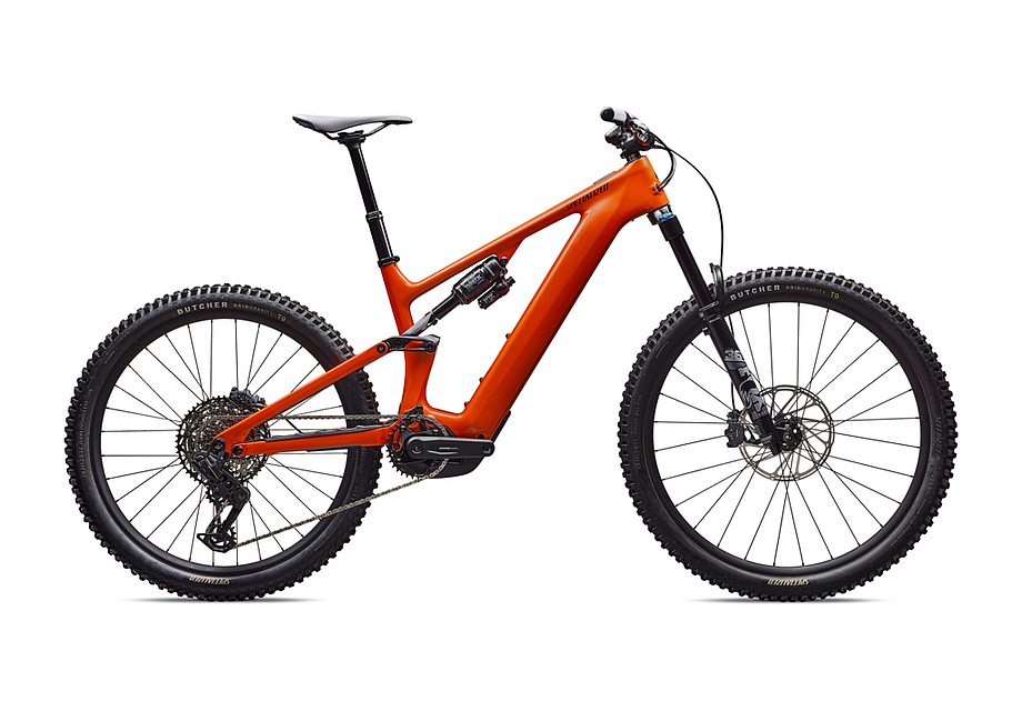 2025 Specialized levo comp carbon g4 bike gloss orange tint over silver dust / dark navy s3