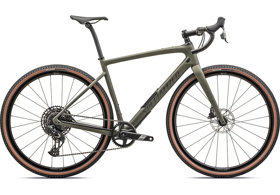 2025 Specialized diverge comp carbon bike satin oak green / smoke 49