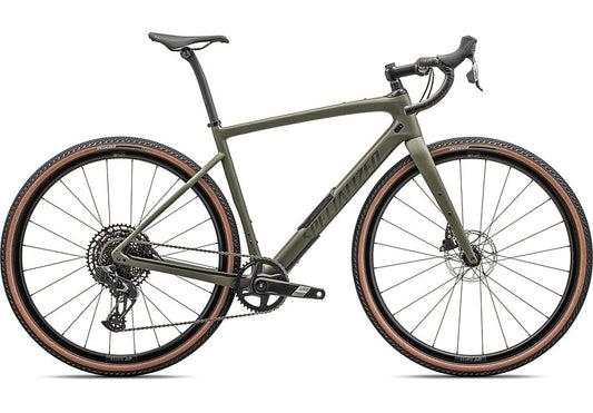 2025 Specialized diverge comp carbon bike satin oak green / smoke 49