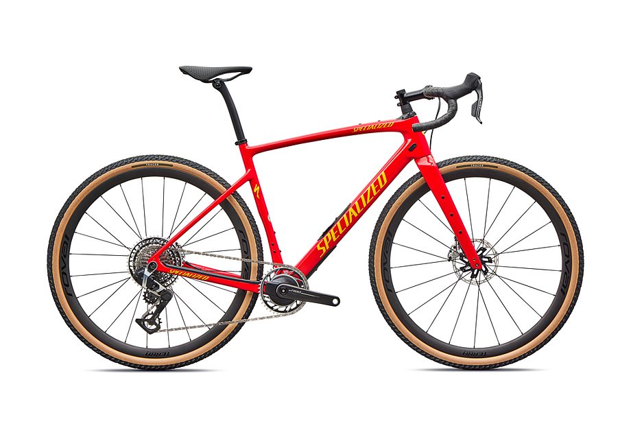 2026 Specialized Diverge Pro Ltd Bike Gloss Flow Red Yellow Ltd 58