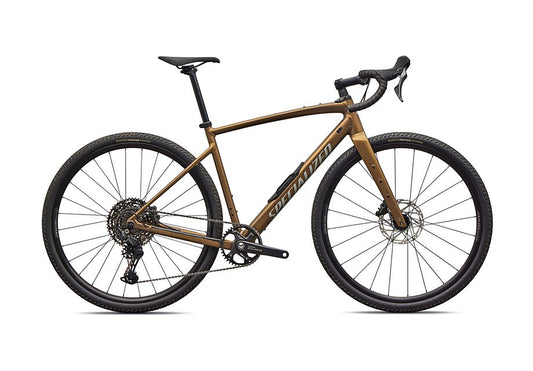2026 Specialized Diverge E5 Sport Bike Satin Burnt Gold Metallic / Shadow Silver 54