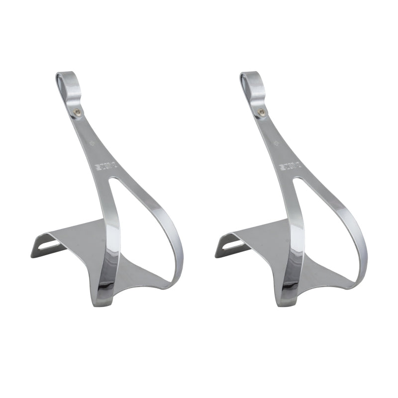 MKS Steel Toe Clips Large Chrome