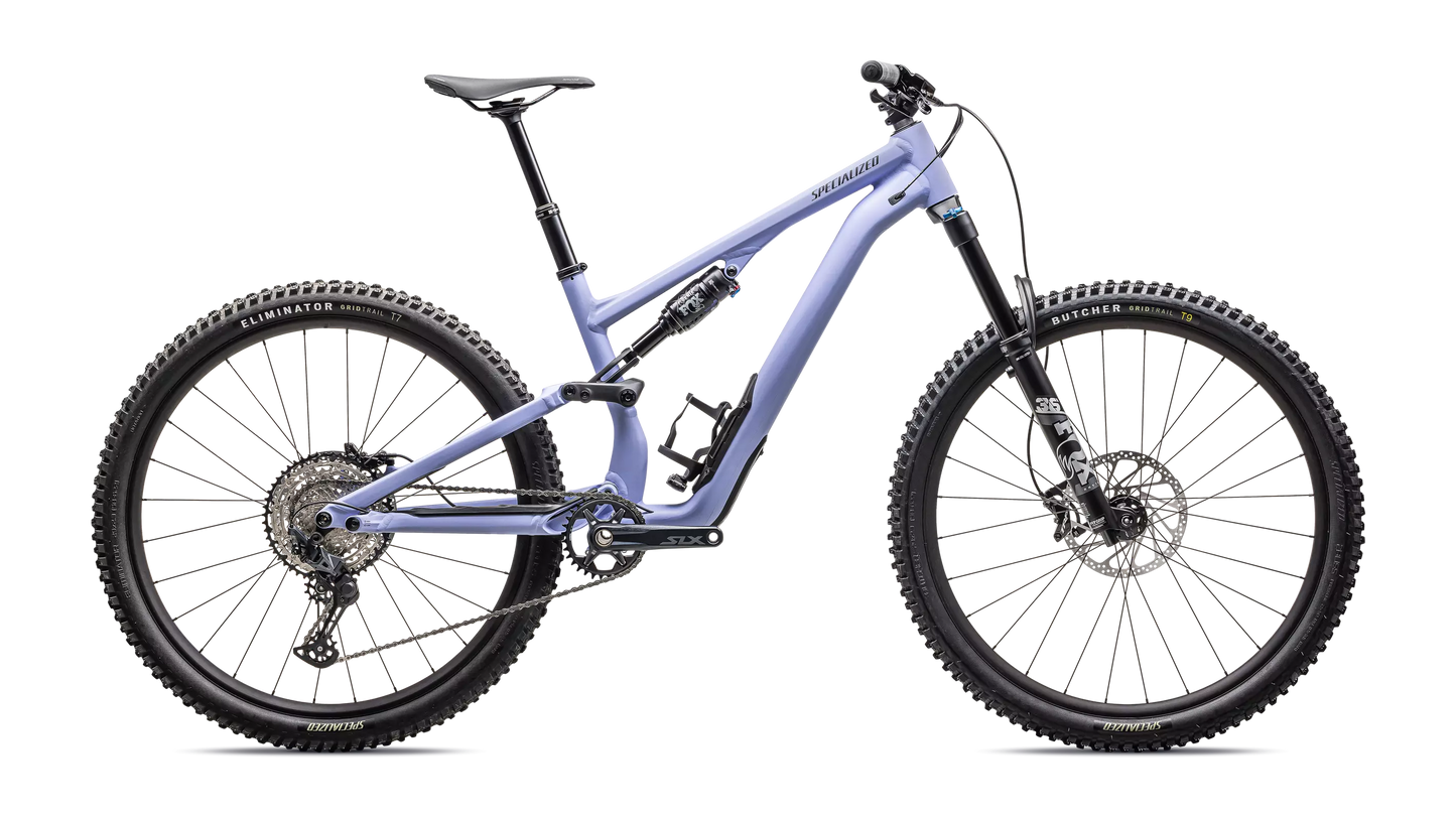 2025 Specialized Stumpjumper 15 comp alloy bike satin powder indigo / smoke s6 [b2bsync]