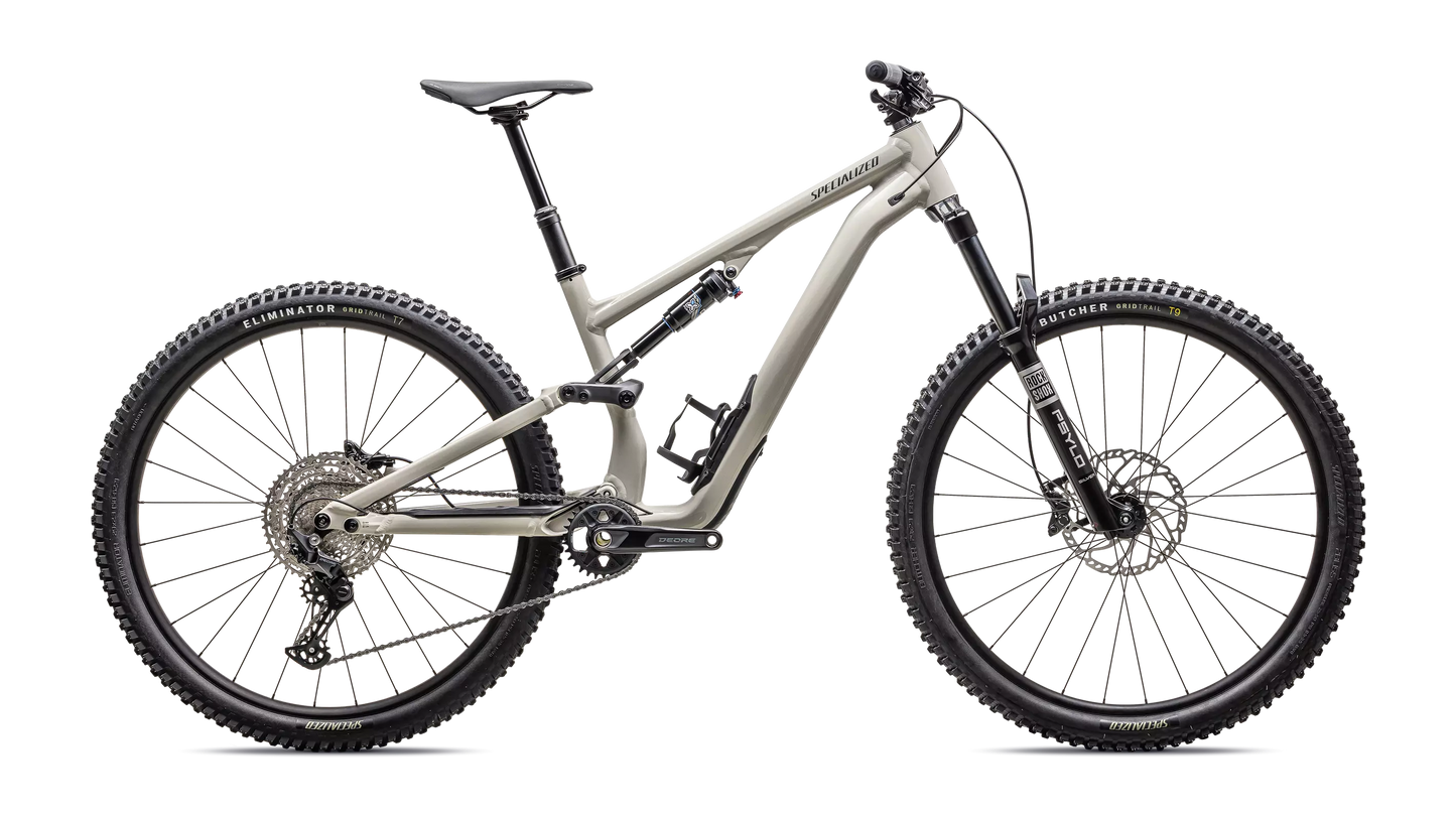 2025 Specialized Stumpjumper 15 alloy bike gloss white mountains / dark moss green s6 [b2bsync]