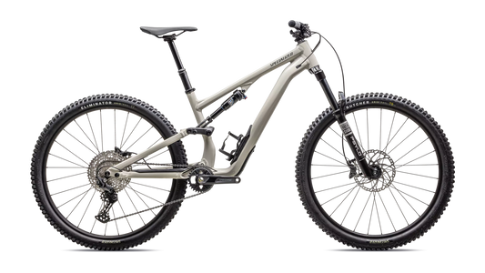 2025 Specialized Stumpjumper 15 alloy bike gloss white mountains / dark moss green s6 [b2bsync]