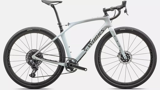 2024 Specialized diverge str S-Works bike dove grey+eyris pearl - morning mist / eyris pearl  / smoke 52 Bicycle Specialized   