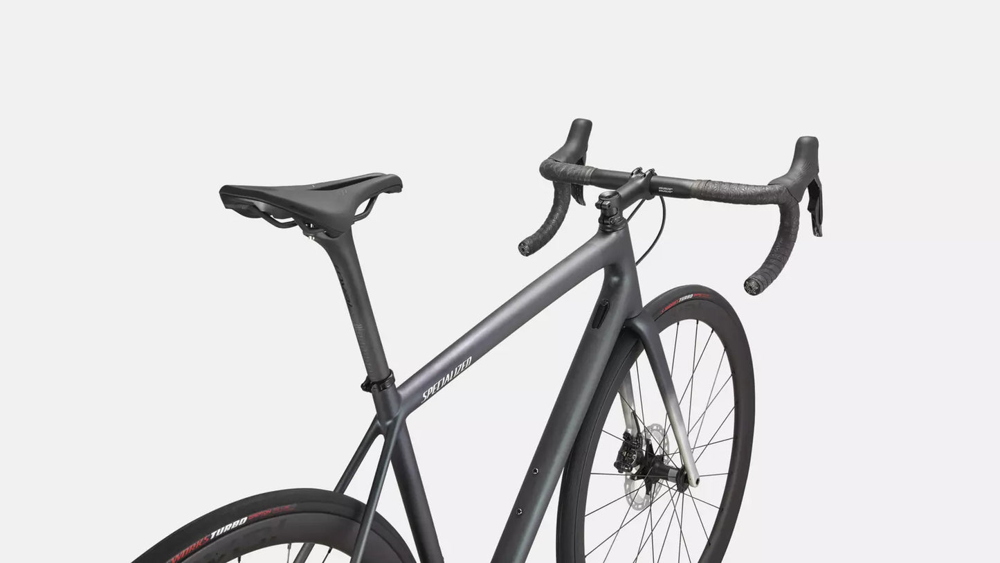 2024 Specialized aethos expert bike chameleon oil tint / flake silver 54 Bicycle Specialized   