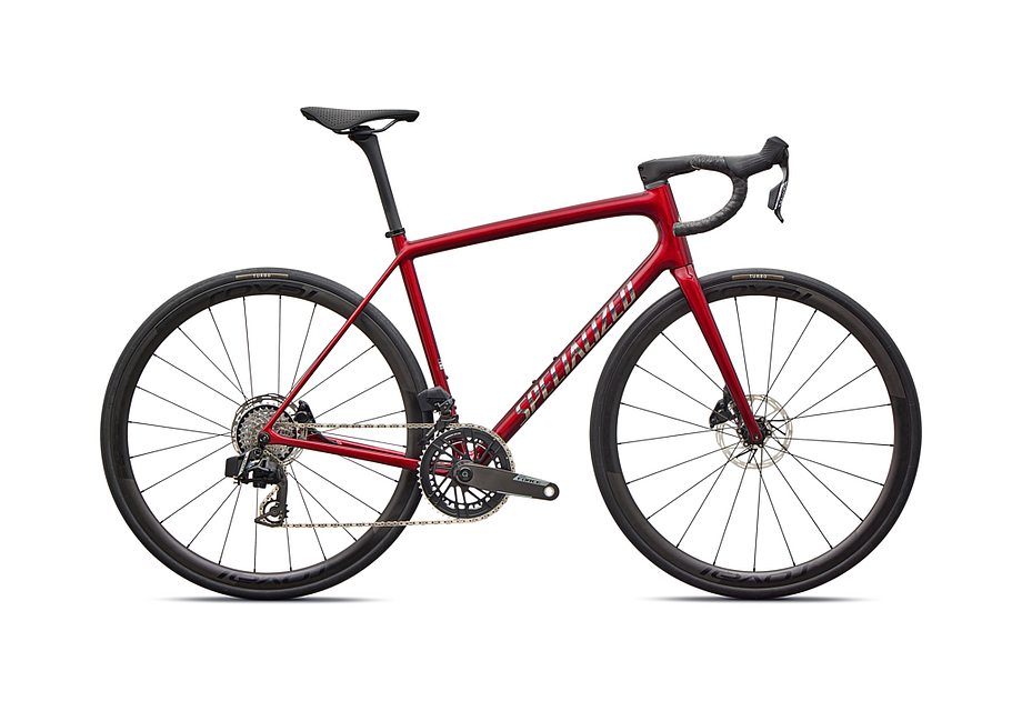 2026 Specialized Aethos Pro Axs Bike Gloss Red Sky / Chrome 61