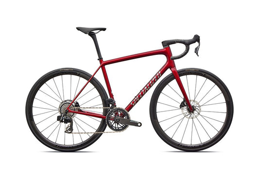 2026 Specialized Aethos Pro Axs Bike Gloss Red Sky / Chrome 56