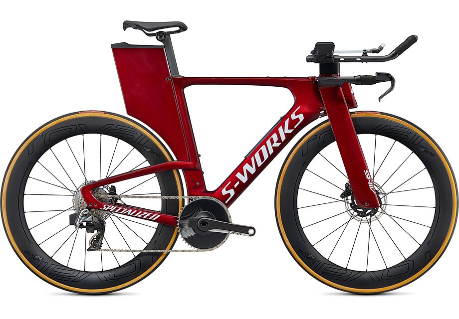 Specialized shiv S-Works disc etap gloss metallic crimson/dove grey s