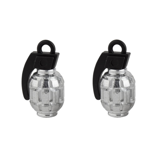 Black ops Grenade Valve Caps Grenade Silver SV